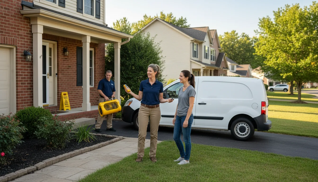 Residential water damage restoration in Orrtanna, PA